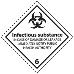 pictogramme infectious substance 6
